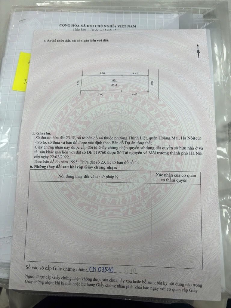 Bán nhà Thịnh Liệt - diện tích 35m2 5 tầng - Ô tô trong nhà - giá 10,6 tỷ