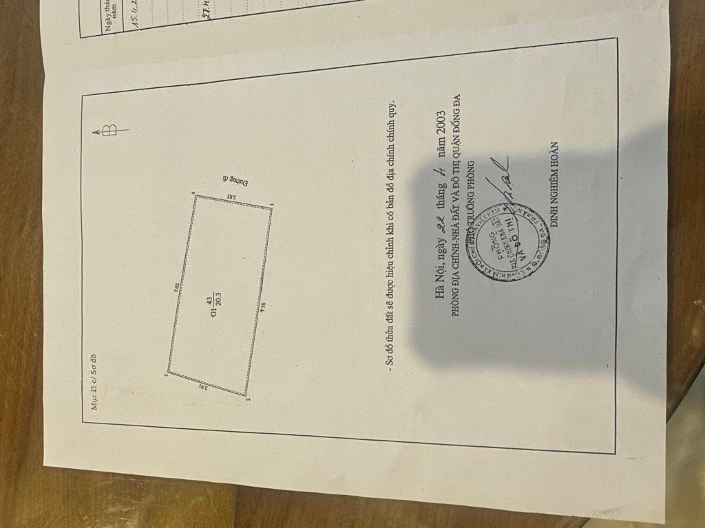 Bán nhà Ngõ Văn Hương - diện tích 20.3m2 2 tầng - lô góc - giá 5,5 tỷ