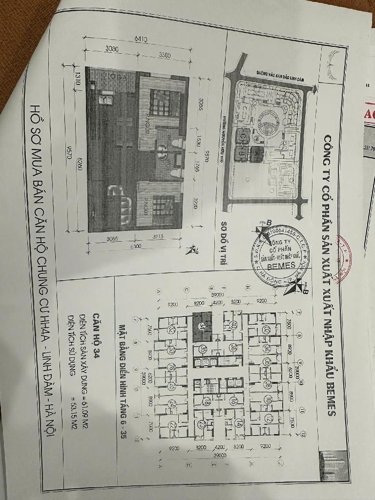 Bán nhà Linh Đàm - diện tích 62m2 20 tầng - Cực hiếm phân khúc 3.5 tỷ