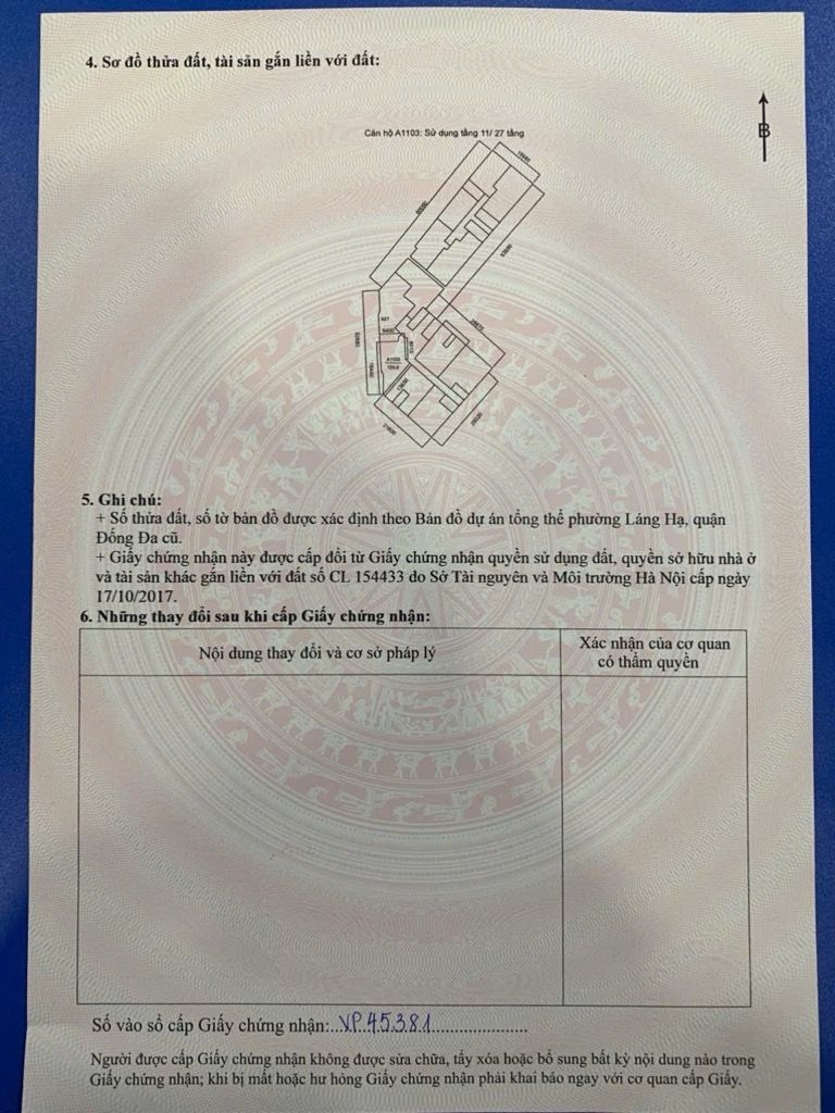 Bán nhà Nguyễn Chí Thanh - diện tích 120m2 11 tầng - Vị trí trung tâm, gần các trường Đại Học - giá 11,3 tỷ