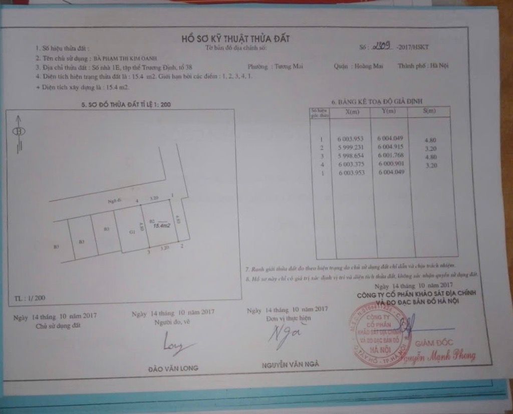 Bán nhà Trương Định - diện tích 19m2 3 tầng - NHÀ LÔ GÓC – TRUNG TÂM HOÀNG MAI - giá 2,5 tỷ