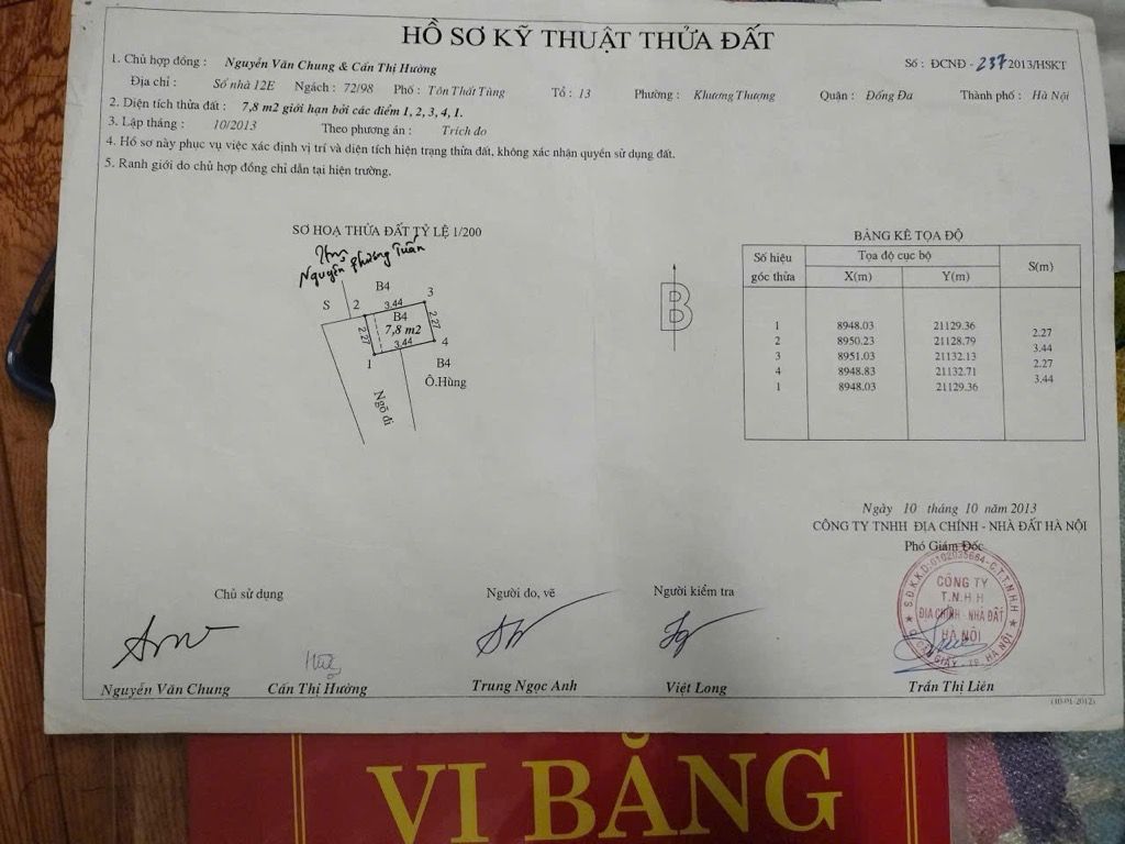 Bán nhà Tôn Thất Tùng - diện tích 12m2 5 tầng - Nhà nhỏ tiền, dễ chốt - giá 1,65 tỷ