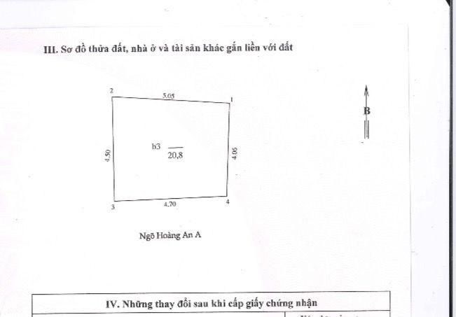 Bán nhà Hoàng An - diện tích 21m2 3 tầng - Nhà đẹp ở luôn - giá 5,75 tỷ