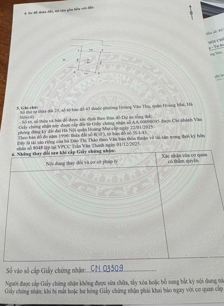 Bán nhà Hoàng Mai - diện tích 30m2 5 tầng - Ô tô cách 50m - giá 8,2 tỷ