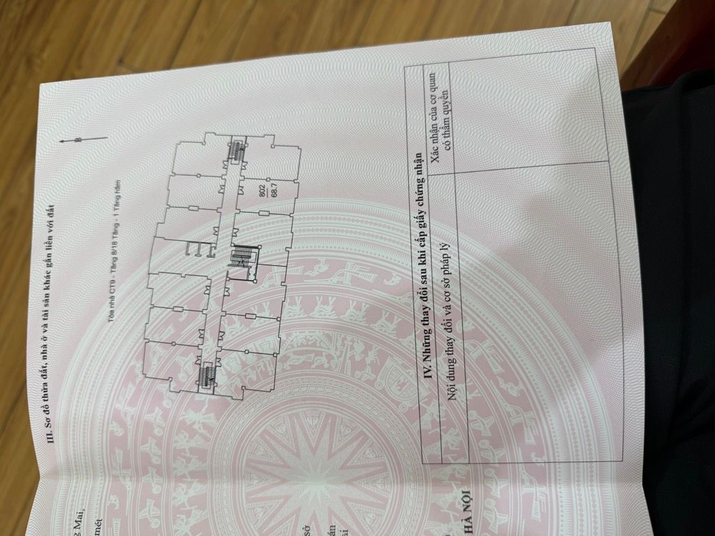 Bán nhà Trịnh Đình Cửu - diện tích 68.7m2 8 tầng - Căn hộ Chung cư CT9 - giá 5,25 tỷ