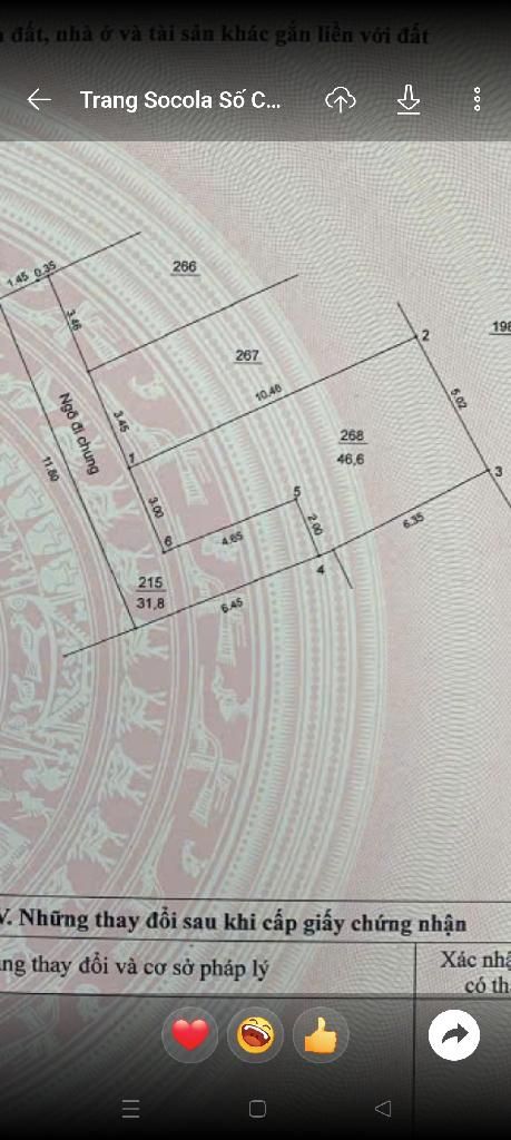 Bán nhà Thúy Lĩnh - diện tích 46.6m2 6 tầng - Ô tô đỗ cửa - giá 8,6 tỷ