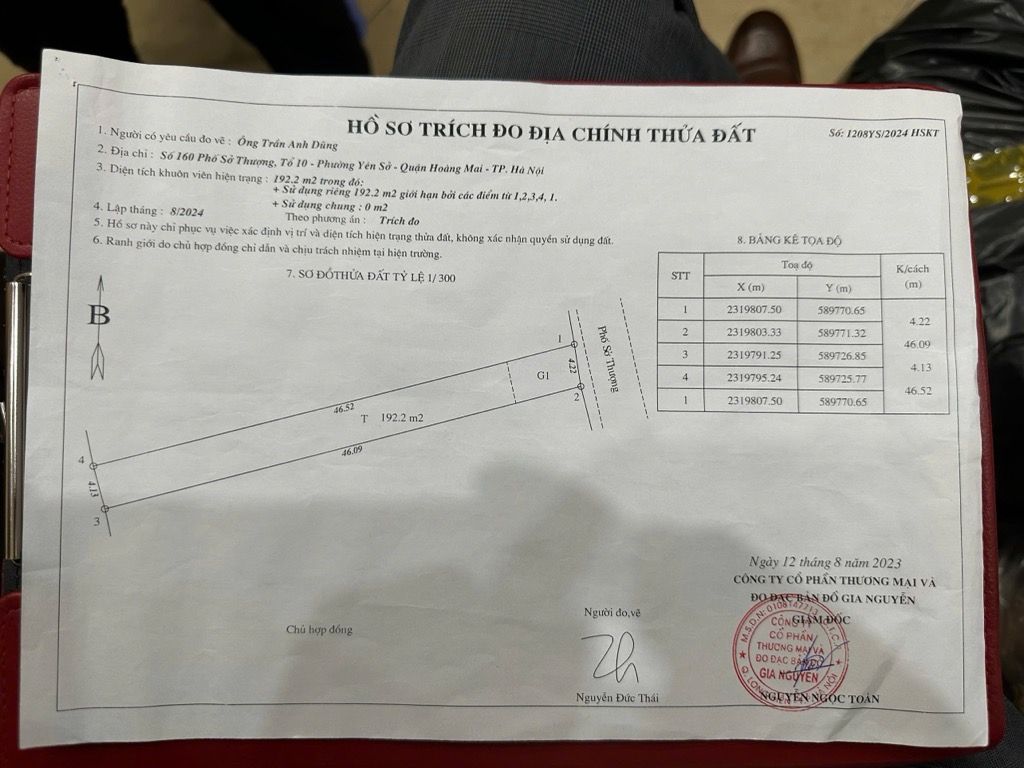 Bán nhà Sở Thượng - diện tích 192m2 1 tầng - Mặt phố giá rẻ, đầu tư siêu ngon - giá 7,9 tỷ