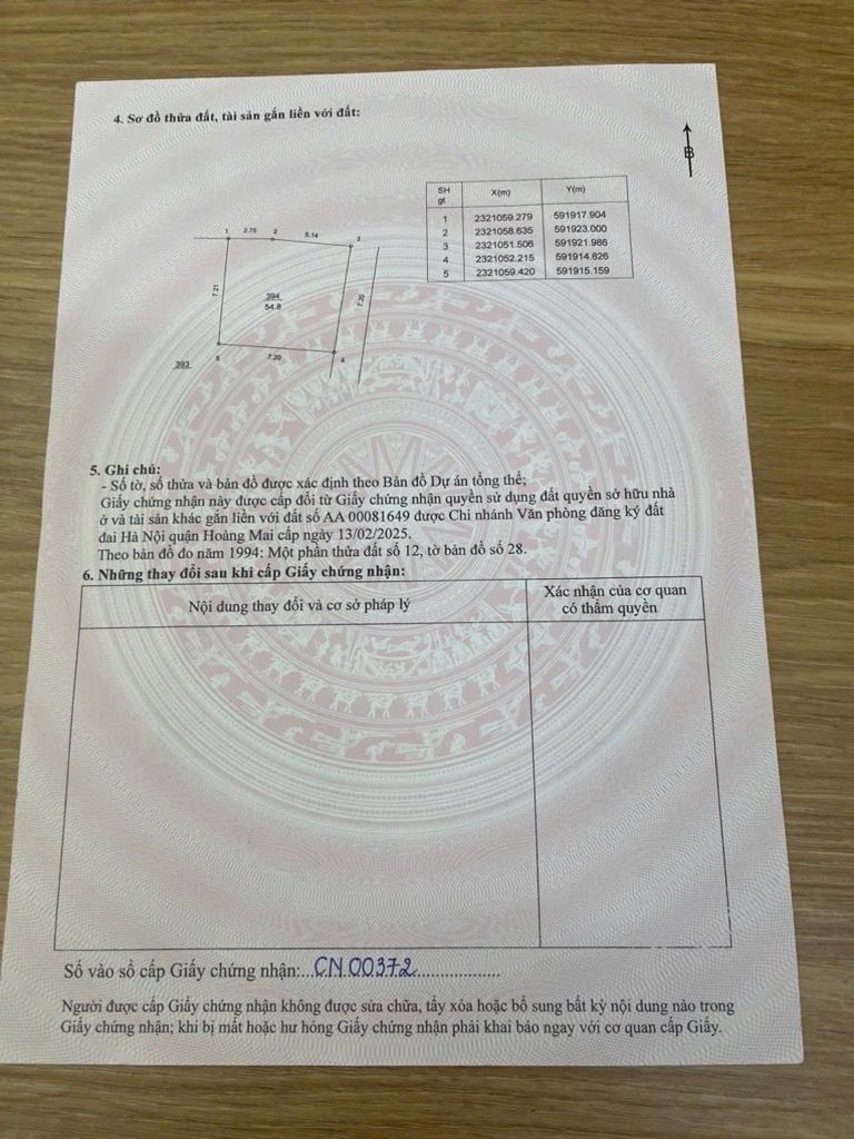 Bán nhà Lĩnh Nam - diện tích 20m2 5 tầng - Mặt ngõ nông thẳng tắp - giá 5,6 tỷ