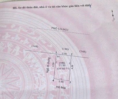 Bán nhà Lò Đúc - diện tích 11.5m2 1 tầng - Mặt phố kinh doanh sầm uất - giá 5,2 tỷ