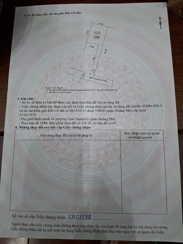 Bán nhà Nam Dư - diện tích 36m2 5 tầng - Nhà dân xây khung cột chắc chắn - giá 5,45 tỷ