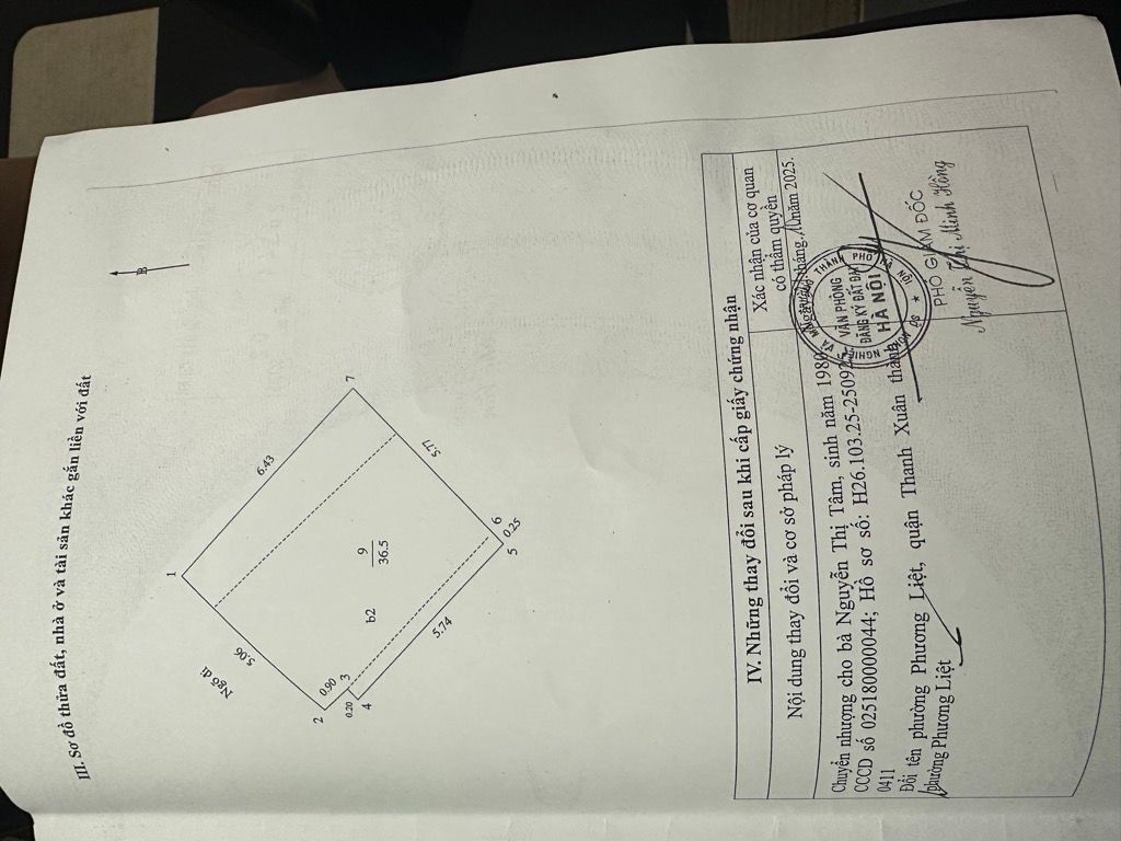 Bán nhà Phan đình giót - diện tích 37m2 6 tầng - Thang máy - giá 11,8 tỷ