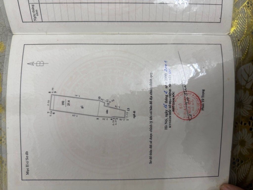 Bán nhà Đỗ Thuận - diện tích 34m2 4 tầng - Nhà cũ thiết kế 2 phòng - giá 6,7 tỷ