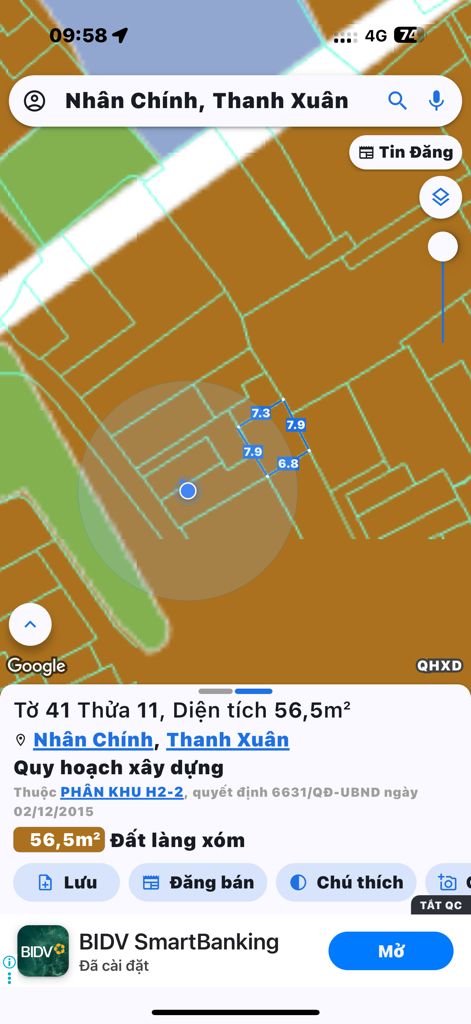 Bán nhà Giáp Nhất - diện tích 59m2 5 tầng - Cực hiếm - giá 19,2 tỷ