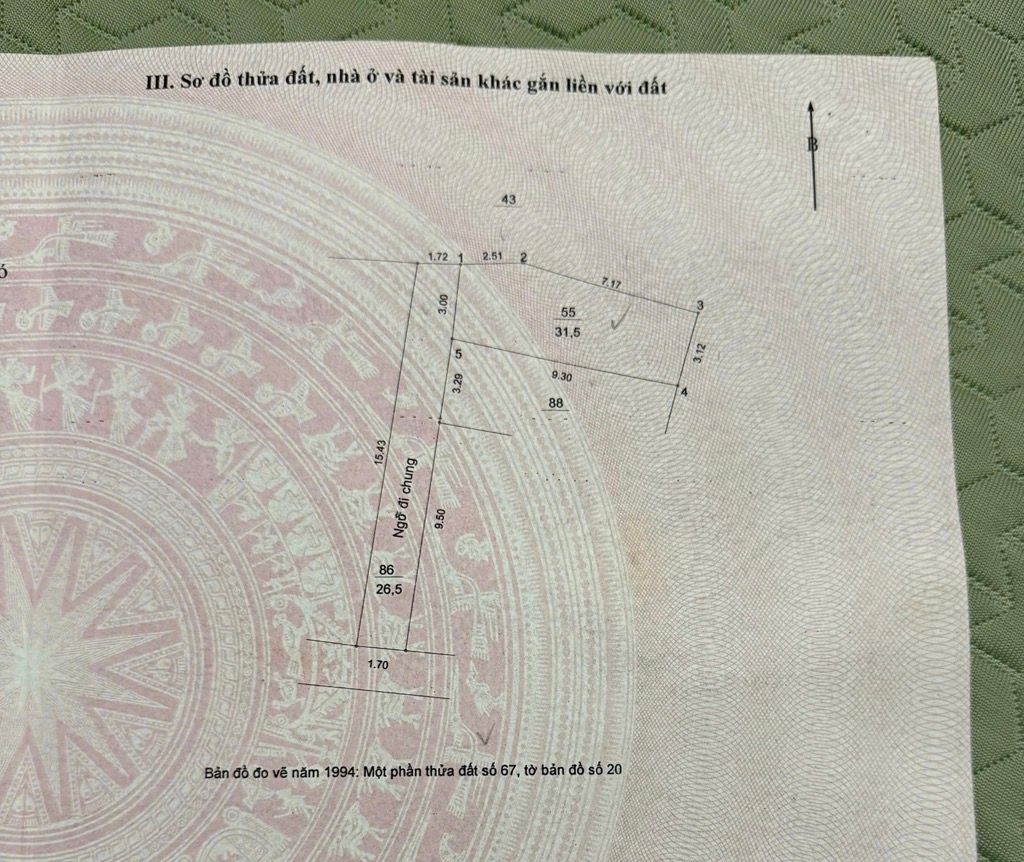 Bán nhà Ngũ Nhạc - diện tích 31.5m2 5 tầng - Gần phố, ngõ ba gác đua - giá 6,98 tỷ