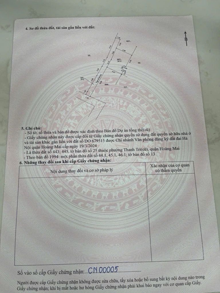 Bán nhà Đại Đồng - diện tích 30m2 5 tầng - Nhà đẹp xây mới cứng - giá 7,3 tỷ