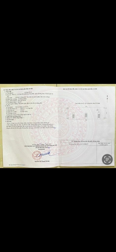 Bán nhà Giải Phóng - diện tích 29.6m2 1 tầng - Tập thể Giải Phóng - giá 3,98 tỷ