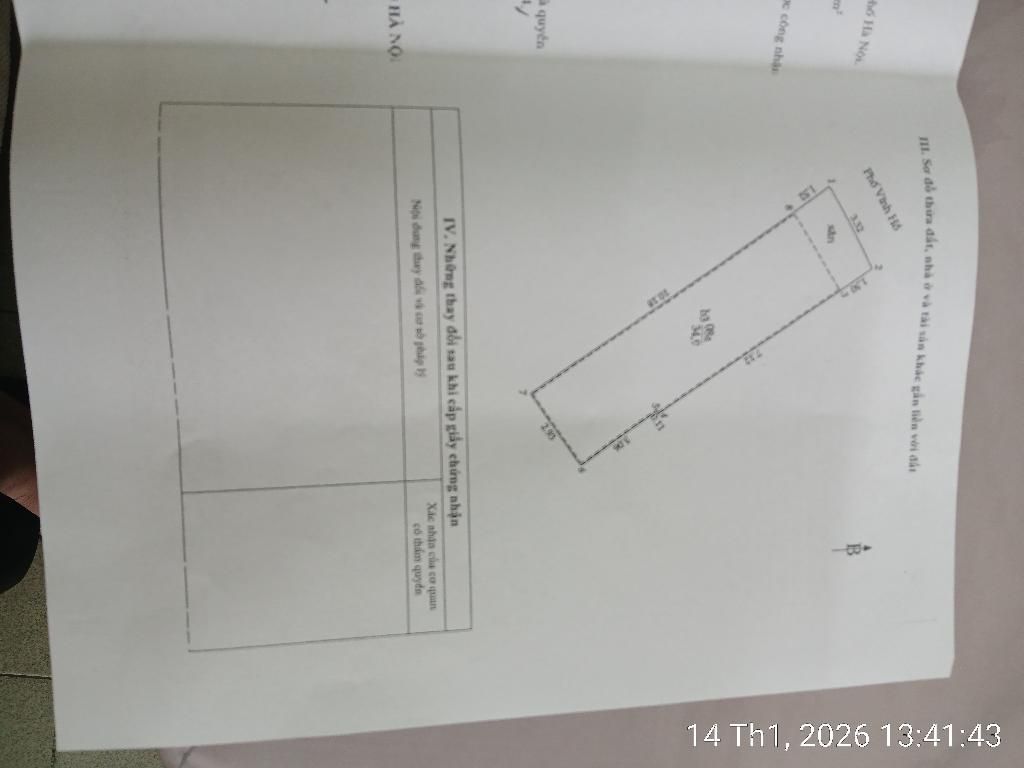 Bán nhà Vĩnh Hồ - diện tích 34,9m2 4 tầng - Mặt phố kinh doanh - giá 14,6 tỷ