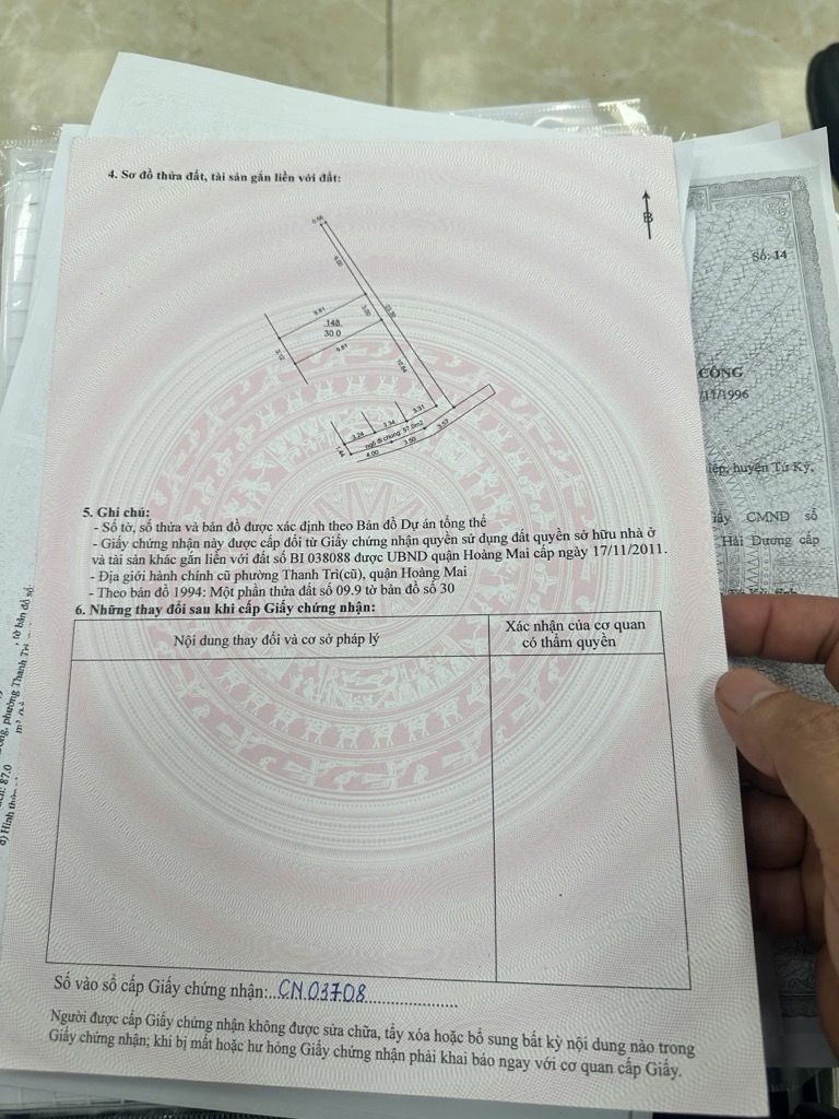 Bán nhà Nam Dư - diện tích 30m2 5 tầng - Ô tô đỗ cửa - giá 7,9 tỷ