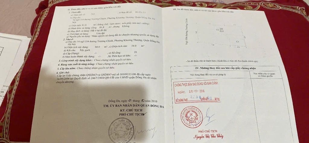 Bán nhà Trường Chinh - diện tích 82m2 3 tầng - Mặt ngõ kinh doanh - giá 21,4 tỷ