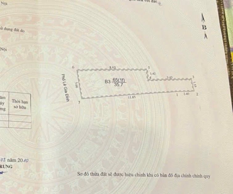 Bán nhà Lê Gia Đỉnh - diện tích 35,7m2 4 tầng - Mặt phố Kinh Doanh Sầm Uất - giá 11,5 tỷ