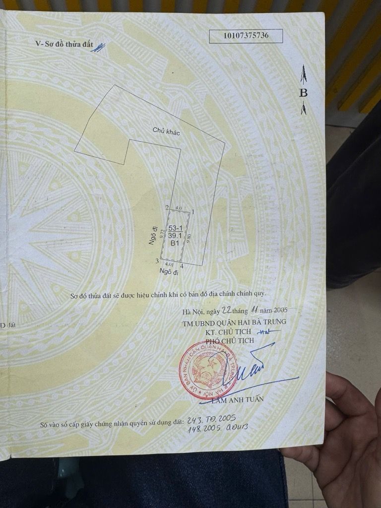 Bán nhà Trại Cá - diện tích 30m2 4 tầng - Lô góc, gần ô tô - giá 4,05 tỷ