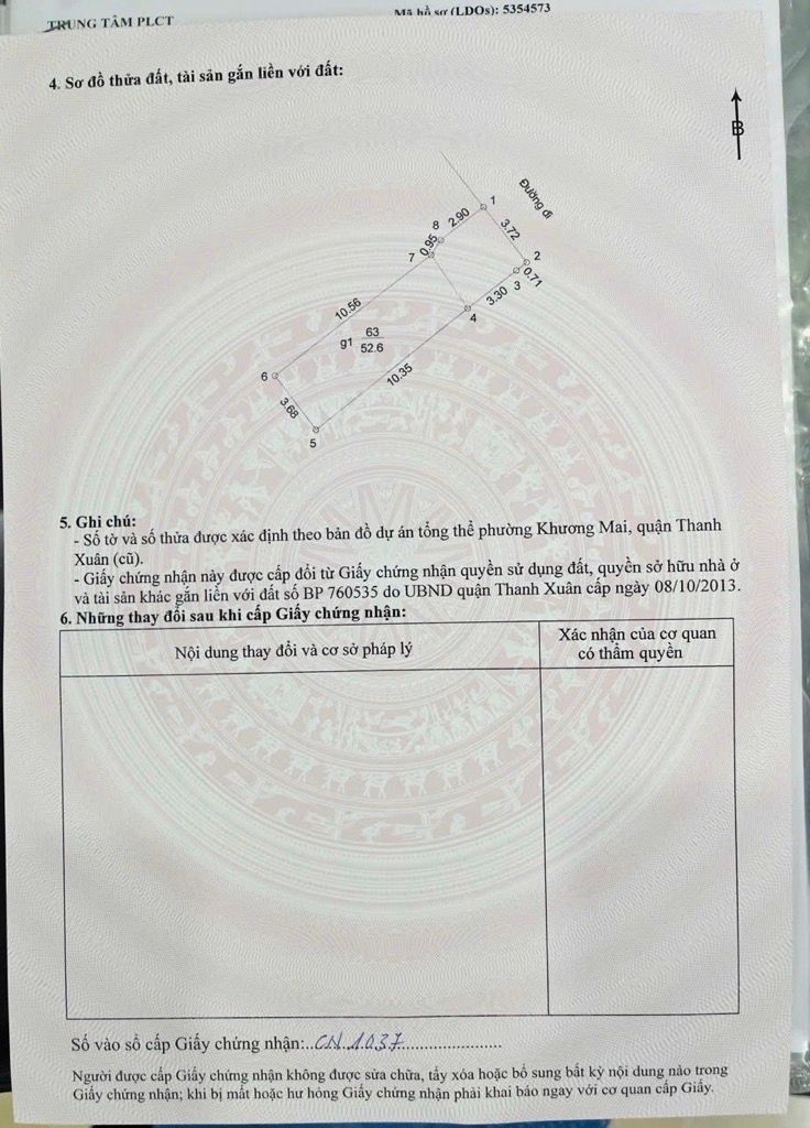 Bán nhà Lê Trọng Tấn - diện tích 57m2 4 tầng - Ô tô vào thoải mái - giá 18 tỷ
