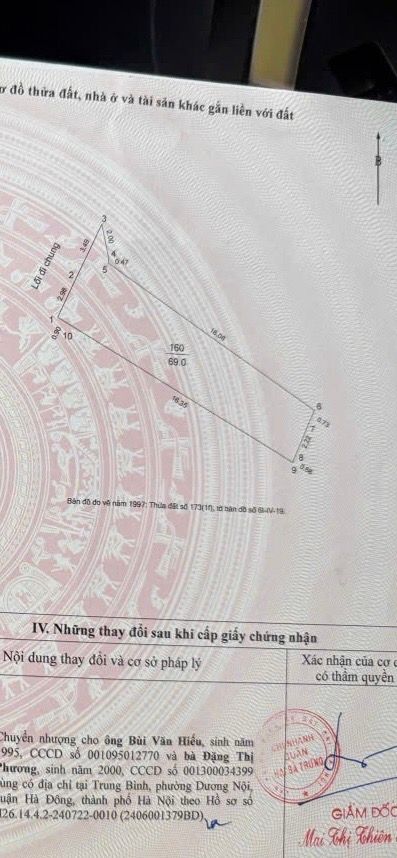 Bán nhà Kim Ngưu - diện tích 69m2 6 tầng - Nhà mới, thang máy - giá 14,8 tỷ