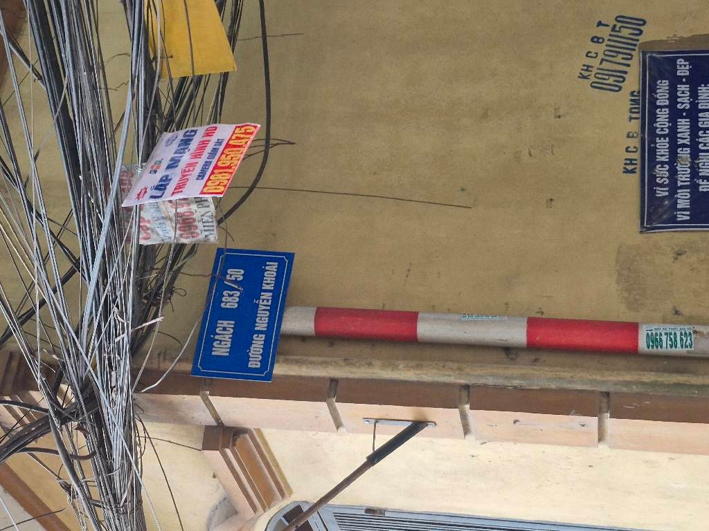 Bán nhà Nguyễn Khoái - diện tích 36.4m2 5 tầng - ngõ to - giá 6,5 tỷ