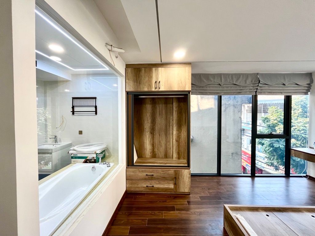 Bán nhà Thịnh Liệt - diện tích 45m2 6 tầng - MẶT PHỐ TOÀ NHÀ VP - THANG MÁY - KINH DOANH - LÔ GÓC - THIẾT KẾ TINH TẾ - giá 19,5 tỷ