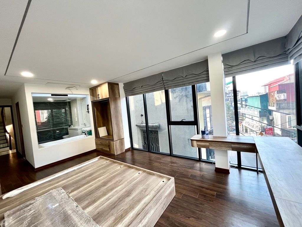 Bán nhà Thịnh Liệt - diện tích 45m2 6 tầng - MẶT PHỐ TOÀ NHÀ VP - THANG MÁY - KINH DOANH - LÔ GÓC - THIẾT KẾ TINH TẾ - giá 19,5 tỷ