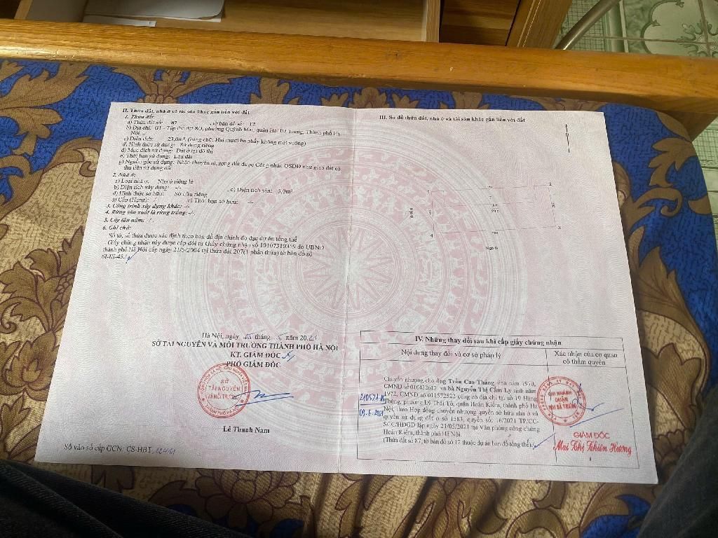 Bán nhà Phố 8/3 - diện tích 23m2 5 tầng - Ô tô đỗ cổng - giá 8 tỷ