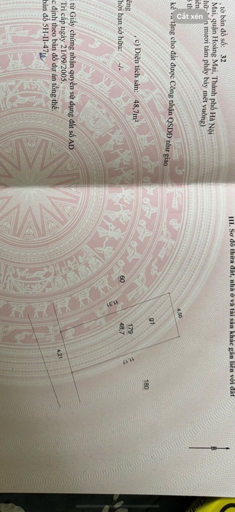 Bán nhà Nguyễn Đức Cảnh - diện tích 48.7m2 6 tầng - CĂN HỘ DÒNG TIỀN - giá 13,2 tỷ