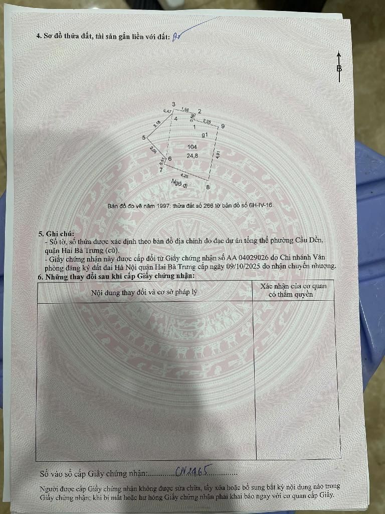 Bán nhà Ngõ Tô Hoàng - diện tích 25m2 3 tầng - Gần ô tô - giá 5,98 tỷ