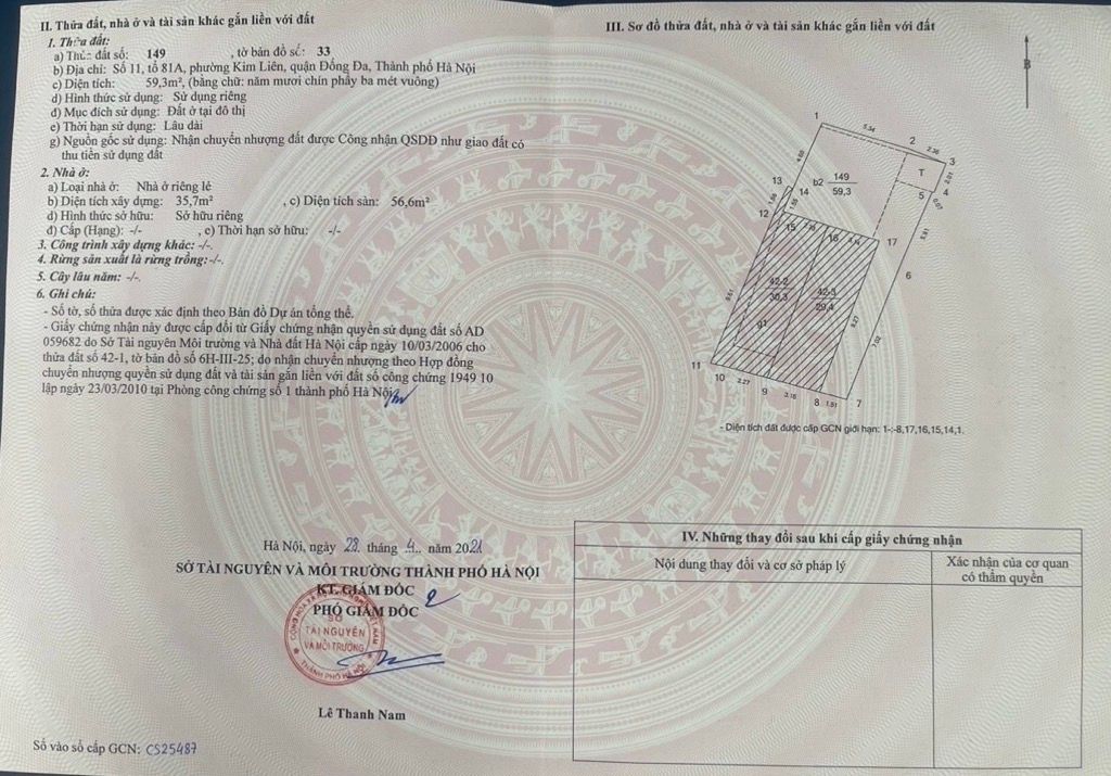 Bán nhà Đông Tác - diện tích 59.3m2 7 tầng - Thang máy - giá 17,5 tỷ