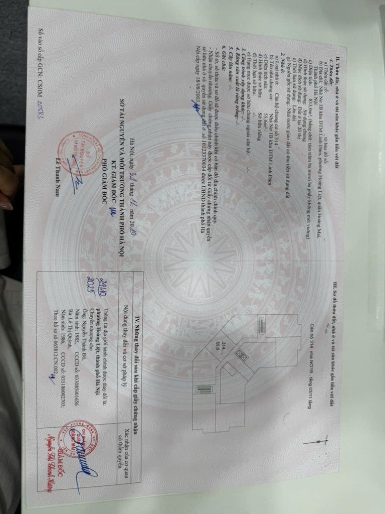 Bán nhà Nơ 1B Linh đàm - diện tích 55,6m2 1 tầng - Căn góc full nội thất - giá 5,4 tỷ