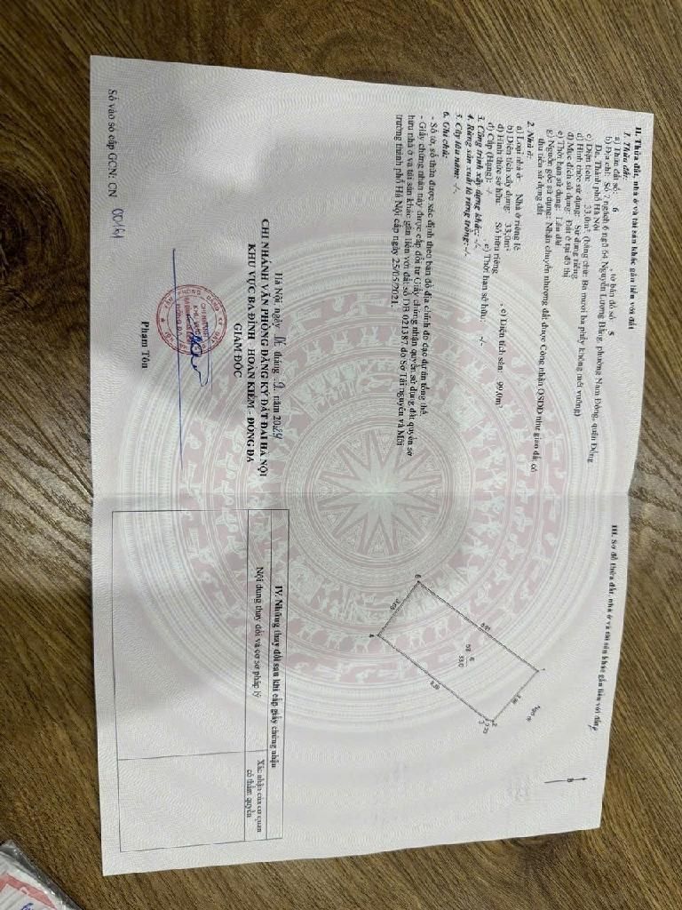 Bán nhà Nguyễn Lương Bằng - diện tích 33m2 6 tầng - ngõ ô tô nhỏ - giá 13,5 tỷ