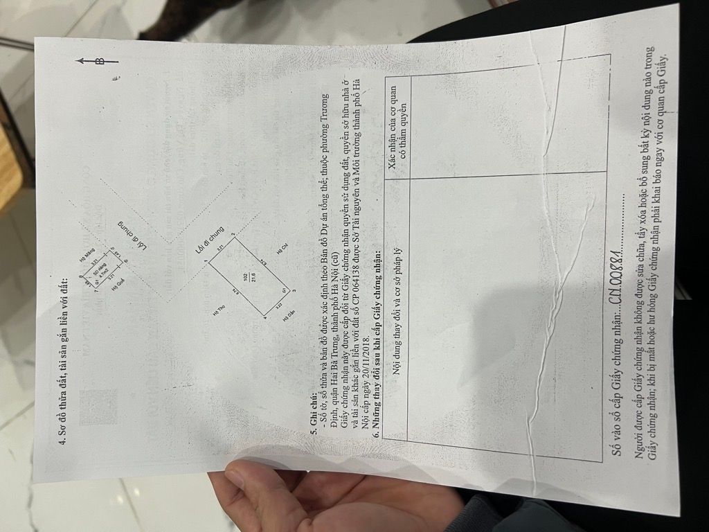 Bán nhà Trương Định - diện tích 26.3m2 5 tầng - Nhà đẹp ở ngay - giá 7,5 tỷ