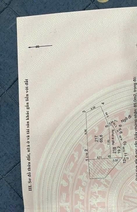 Bán nhà Đê Tô Hoàng - diện tích 66m2 1 tầng - Mảnh đất vàng cực hiếm - giá 8,5 tỷ