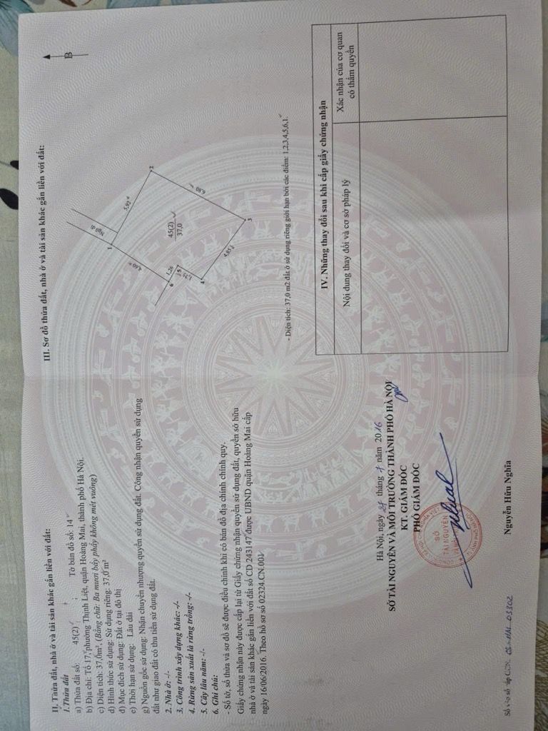 Bán nhà Giáp Nhị - diện tích 37m2 3 tầng - nhà trong ngõ - giá 6,8 tỷ