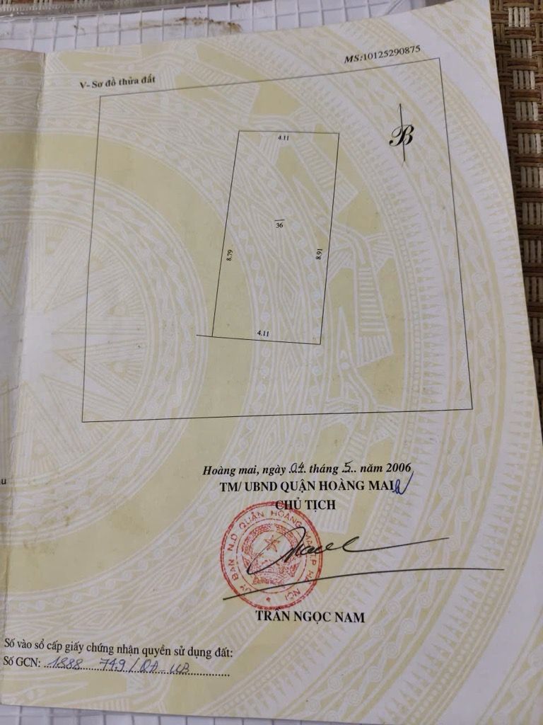 Bán nhà Đặng Xuân Bảng - diện tích 36m2 6 tầng - Ô TÔ CHẠY QUANH NHÀ - giá 13,9 tỷ