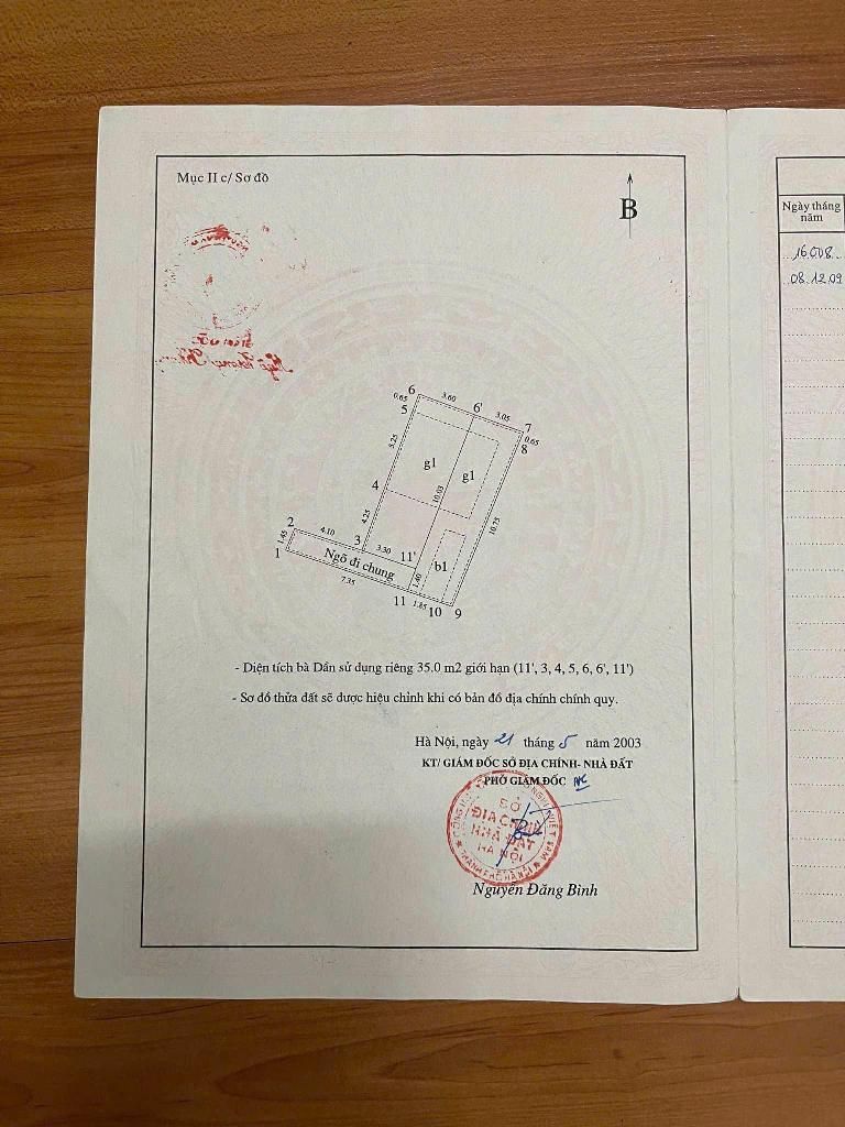 Bán nhà Đê Trần Khát Chân - diện tích 35m2 4 tầng - gần ô tô - giá 9,2 tỷ