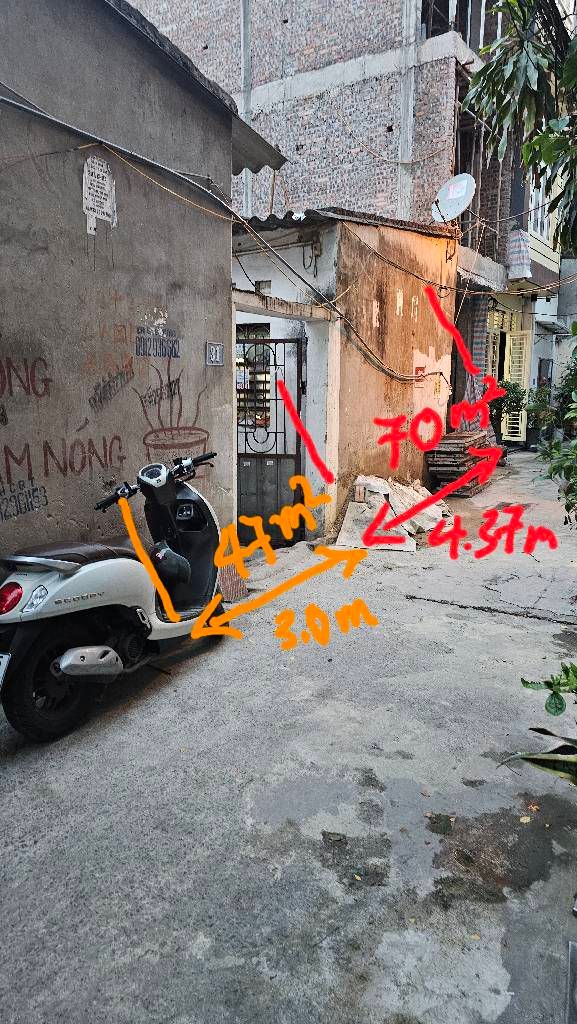 Bán nhà Lĩnh Nam - diện tích 70m2 1 tầng - gần ô tô - giá 11,2 tỷ