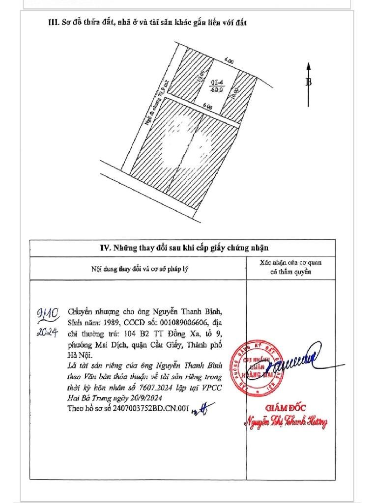 Bán nhà Nguyễn Khoái - diện tích 60m2 1 tầng - ô tô đỗ gần nhà - giá 5,6 tỷ