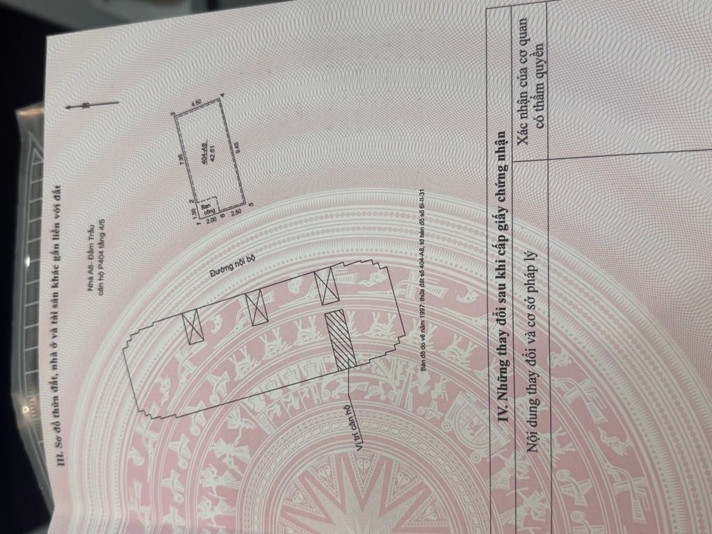 Bán nhà Đầm Trấu - diện tích 42.6m2 1 tầng - Nhà sạch sẽ, vào ở ngay - giá 4,6 tỷ