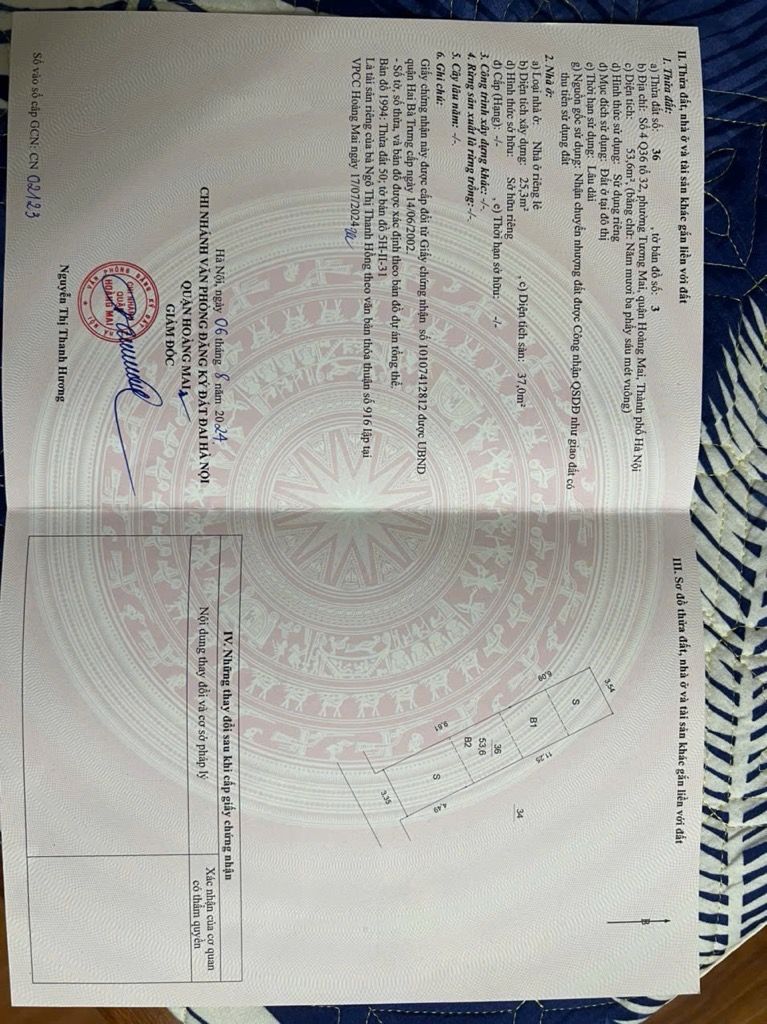 Bán nhà Nguyễn An Ninh - diện tích 54m2 7 tầng - SIÊU PHẨM MẶT NGÕ THÔNG - giá 22 tỷ