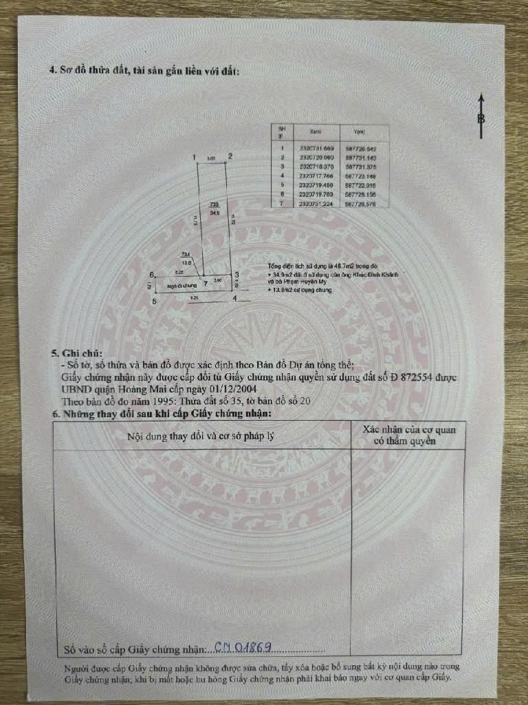 Bán nhà Trương Định - diện tích 35m2 7 tầng - NGÕ Ô TÔ - giá 11,8 tỷ