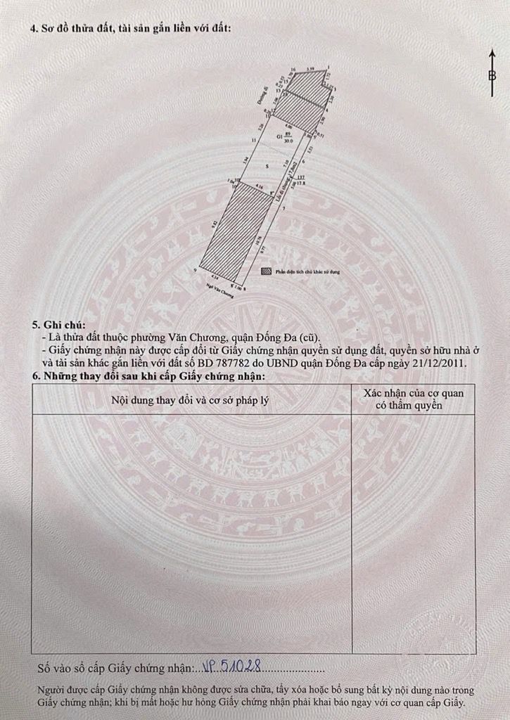 Bán nhà Văn Chương - diện tích 30m2 5 tầng - Full nội thất - giá 9,8 tỷ