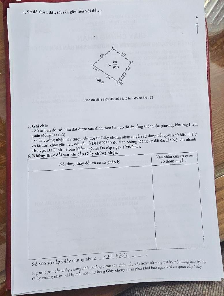 Bán nhà Ngõ Chợ Khâm Thiên - diện tích 20m2 5 tầng - Nhà đẹp đón Tết - giá 5,4 tỷ