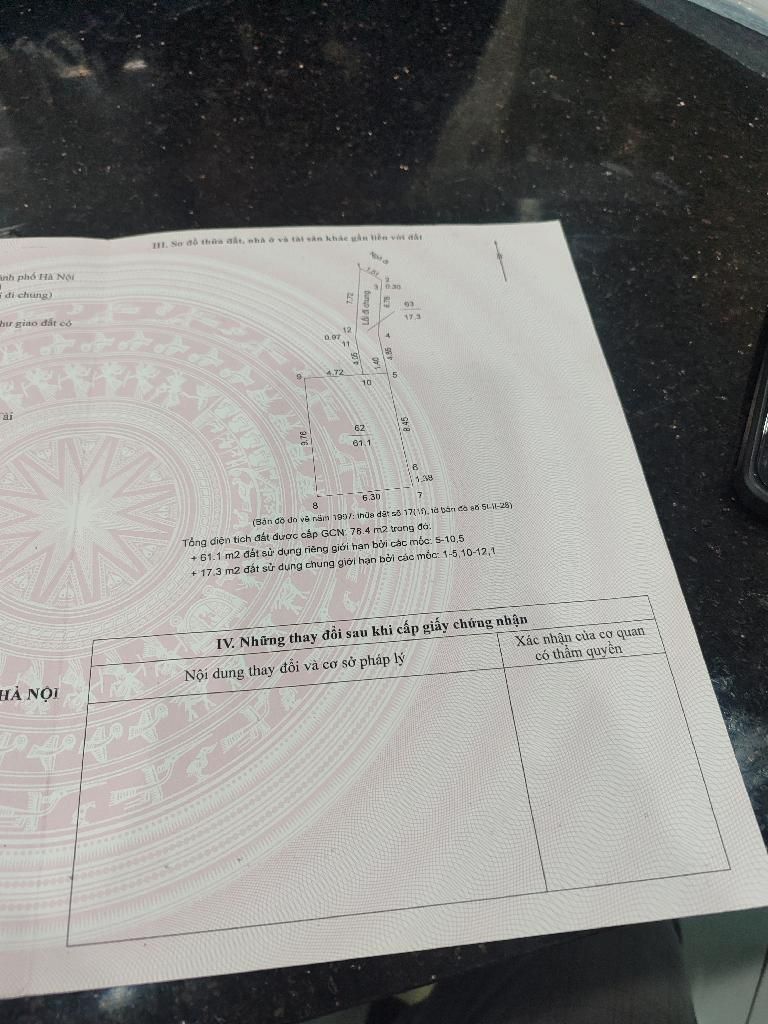 Bán nhà Minh Khai - diện tích 78m2 6 tầng - Hai mặt thoáng - giá 15 tỷ