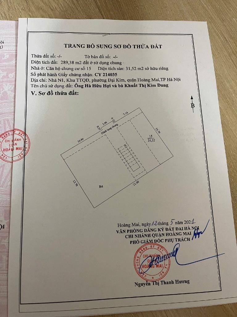 Bán nhà Kim Giang - diện tích 75m2 1 tầng - Ô tô tránh - giá 4,25 tỷ